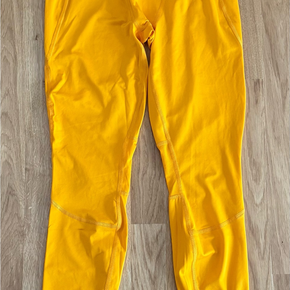 NEW Men’s DSG Pocket Compression Tights - Yellow - Size Medium